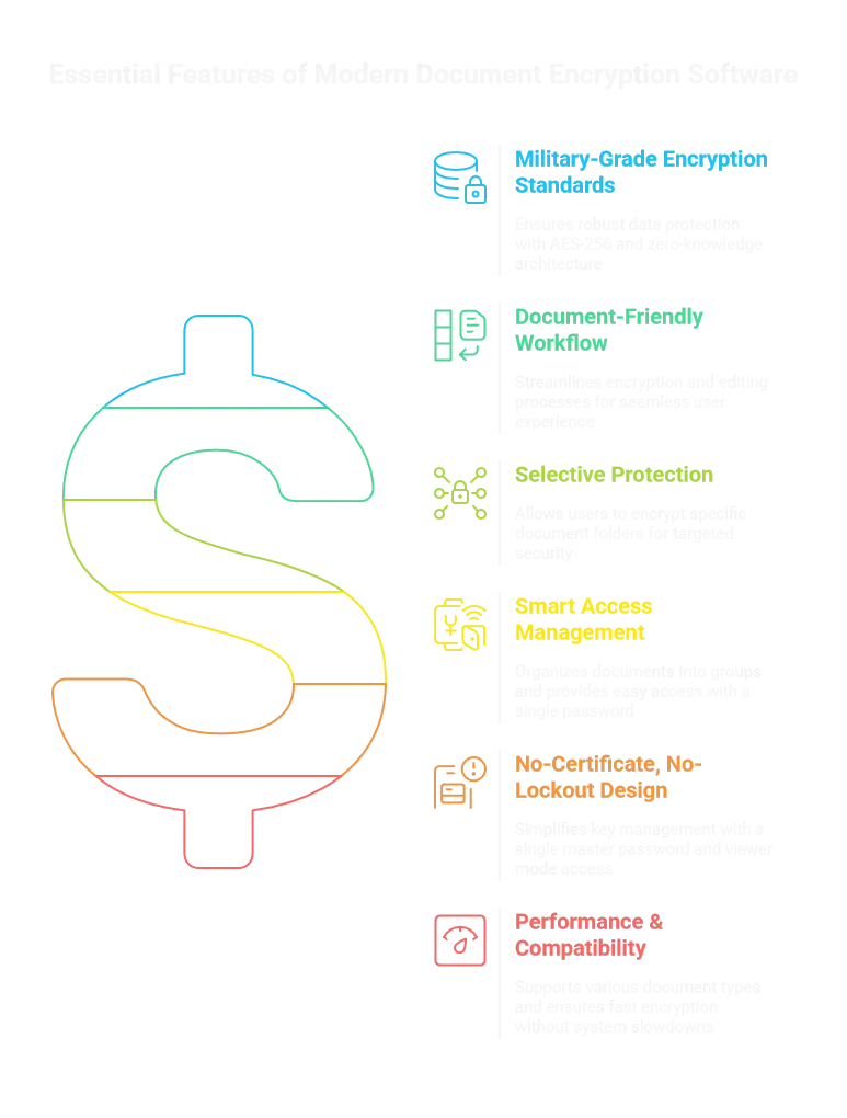 Essential Features of good Document Encryption Software