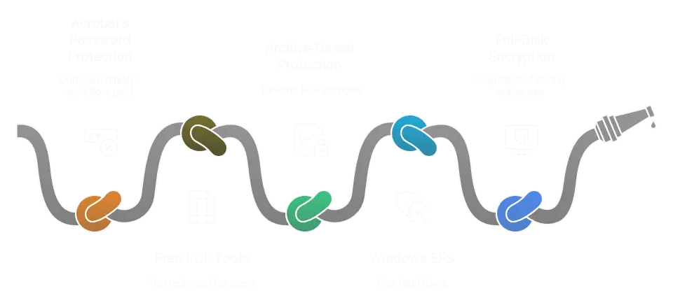 current pdf encryption tools fail
