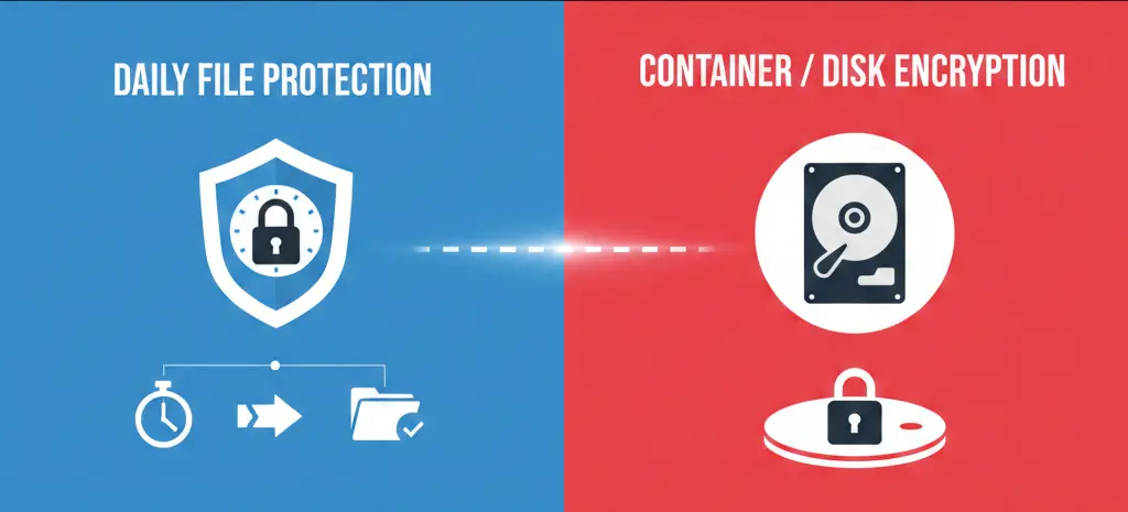 daily file encryption with veracrypt alternative encryptpro