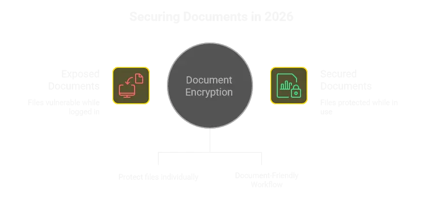 securing with document encryption software