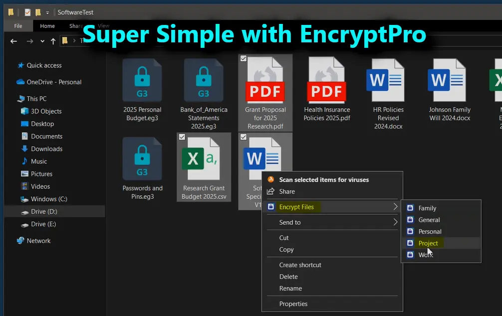 windows file encryption